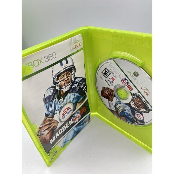 Madden NFL 08 (Microsoft Xbox 360, 2007) Complete w/ Manual - Picture 4 of 8